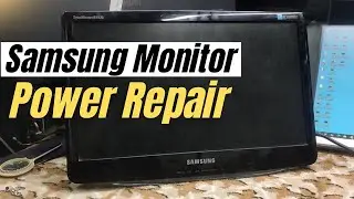 Samsung Monitor No Power Repair In Bangla 2025 | Created by Afjal Hossain