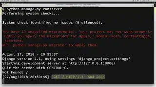 Python Django Tutorial  Full Featured Web App Part 2   Applications and Routes
