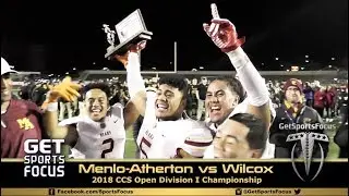 Menlo-Atherton Bears vs Wilcox Chargers | 2018 CCS Open D1 Championship
