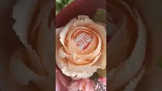 Букет из Рафаэлло #своимируками #paperflowers #на8марта
