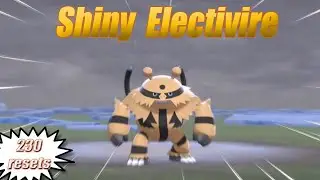 Live Shiny Electivire - 230 resets - Pokemon Shield