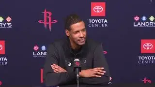 Stephen Silas REACTS to Rockets SHOCKING Win Over Celtics | Postgame Interview