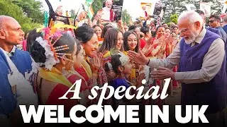 LIVE: PM Modi receives a warm welcome in London, United Kingdom