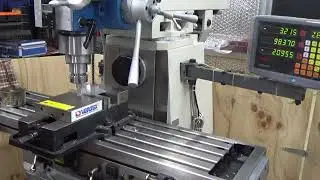 Machining an aluminium bracket using the Hafco HM 54GV mill to support a servo motor part 5