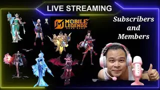Mobile Legends Bang Bang ML Live Streaming Lets Play ML Heroes /Mage/Marksman/Tank/Fighter #ml #live