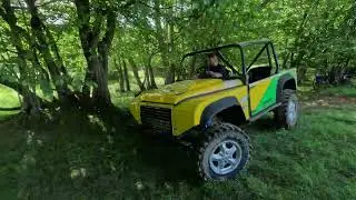 George Chick at Southern Rover Owners Club Earlye Farm trial.
