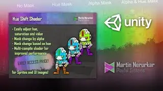 Unity 3D - Color Shift Shader (Sprite and UI HSV Shift)