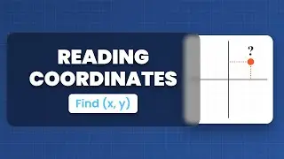 How to Read Coordinates (x, y) on a Graph | Algebra Basics
