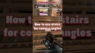 How to use stairs for cover + angles #apexlegends #apex #apextipsandtricks #apextips #shorts