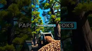 From Tree to Page: The Amazing Story of Paper Notebooks #howitsmade #shorts #viral