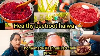 ಆರೋಗ್ಯಕರವಾದ ಬೀಟ್ರೂಟ್ ಹಲ್ವಾ 🍲 ಮನೆಯಲ್ಲಿ ಈಸಿಯಾಗಿ ಮಾಡಬಹುದು, ಕಾಶ್ಮೀರಿ ರೆಡ್ ಚಿಲ್ಲಿ ಪೌಡರ್ 💫