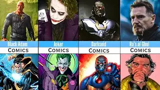 Dc Villains : Movies Vs Comics Comparison