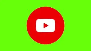 YOUTUBE LOGO APPEAR / DISAPPEAR ANIMATED GREEN SCREEN (CHROMA KEY)