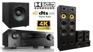 🔊5.1 Dolby Audio 4K 🔥 Theatre Level'க்கு இருக்கு | low price Denon AVR with TAGA Speakers 
