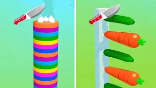 Slice It All Game! Satisfying and Relaxing ASMR Slicing Video NEW UPDATE