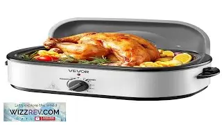VEVOR Roaster Oven 18QT Electric Roaster Oven 150 450 Adjustable Temperature Electric