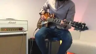 Gibson Les Paul 1959 reissue and and white Marshall JTM45