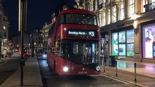 London Night Bus Observations at Oxford Circus | 03/09/23