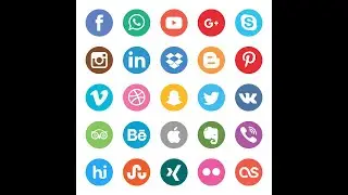 86 Social Media Logo Elements After Effects Free Template