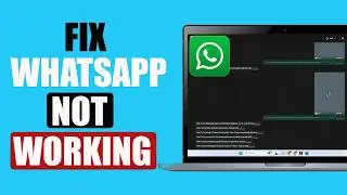 How To Fix WhatsApp App Not Working on Windows 11/10 | Fix WhatsApp App Not Opening on Windows