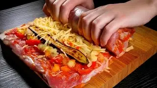 НОВЫЙ мясной рулет, от которого все в восторге! Этот рецепт ищут все. Секретный трюк!