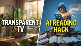 神AIGemini​【CES2026】画面が透ける！？最新AI透明ディスプレイとGeminiで「本を読まずに」知識を奪う神技！