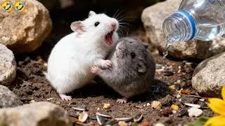 🤣VỢ CHỒNG ĐẠI CHIẾN - 😀Chỉ Vì Hết Đồ Ăn Mà Vợ Chồng Nhà Chuột Đánh Nhau - Cười Ra Nước Mắt