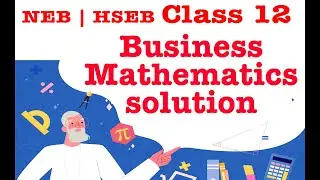 Matrix And Determinant-Old Question|NEB class 12|Business Math in Nepali|Matrix in NEPALI|NEBSolutio