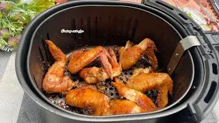 HOW TO MAKE & FRY THE BEST GHANA CHICKEN WINGS RECIPE | CRISPY FRIED CHICKEN WITH AN AIR FRYER