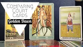 Golden Dawn Tarot Court Cards Side By Side