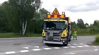 SWEDEN - Thermoplastic road marking project performed by EKC Sverige AB - Part 4 @MasterWorkers