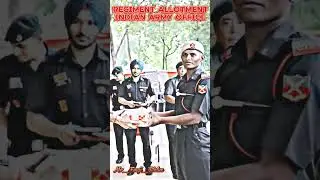 Regiment Allotment At OTA Gaya#official#army#infantry #Regiment#cutlery#coreregiment#engineeringcor