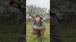 Когда игра на выживание слишком реалистична #комедия #видеоигры #rust #dayz #theforest