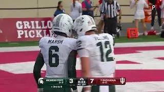 Aidan Chiles to Nick Marsh TD Connection vs. Indiana | Michigan State Football | 10/18/25