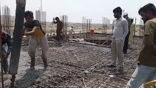 how to Roof filling a pump #construction #buildingstructure