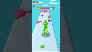 Blob Runner 3D 8 level complete #gaming #viral #trending