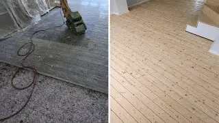 Wenn Holz wieder atmet – die Wiedergeburt eines alten Kieferbodens