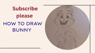 How to draw cute bunny 🐇 tutorial easy way 