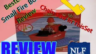 (Review) Small Fire Boat Set by BestLock (This set has a ChainSaw in it!!!!!)