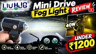 HJG Mini Drive Fog Light Full Review Night Test Best for Bike