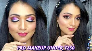 *NO MORE EXPENSIVE MAKEUP* PROFESSIONAL Makeup Look under ₹250 / beginners makeup kit,