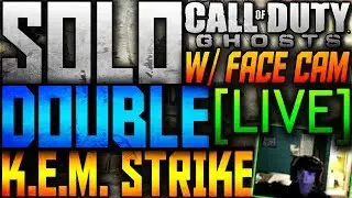 COD: Ghosts - *LIVE* SOLO DOUBLE KEM STRIKE w/ 