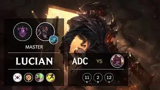 Lucian ADC vs Xayah - KR Master Patch 10.2