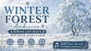 Winter Forest Ambience ❄️ Serene Lofi Beats for Deep Focus, Study & Calm
