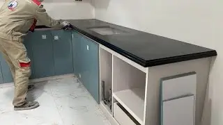 How To Install Of Kitchen Tables Directly With Granite On Synthetic Plastic Frame