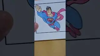 Fly Superman #colouring #shorts #superman #superheroes #justiceleague