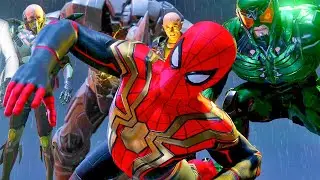 Marvel's Spider-Man - Sinister Six Defeat Spider-Man With Hybrid Suit  [4K PS5]