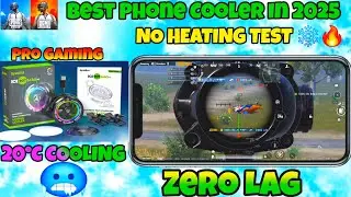 Best Gaming Cooler for Mobile 2025 ✅️ How To Fix Lag In PUBG/BGMI (4.1 Update)🔥✔️