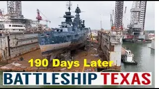Эксклюзивный обзор хода строительства сухого дока линкора &laquo;Техас&raquo; (USS Texas) за март 2023 г.
