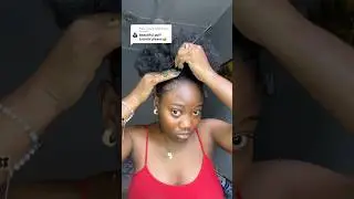 Voluminous Puff Bun Tutorial #naturalhair #curlyhair #haircare #hairstyles #hairtutorial #fyp #fy